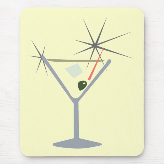 Martini Glass Mousepad (Front)