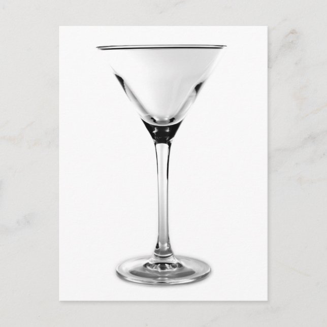 martini glass postcard (Front)