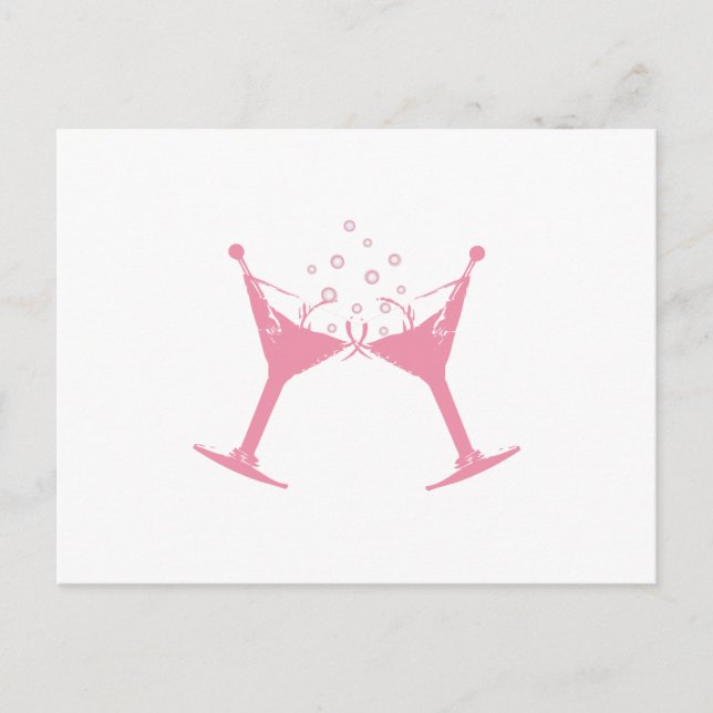 Martini Glass Postcard (Front)