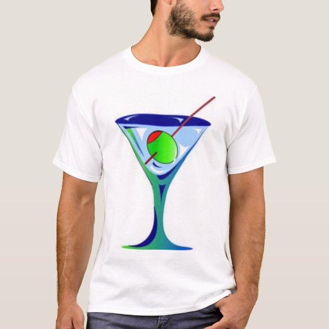 Martini Glass T-Shirt (Front)