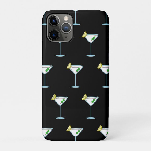 Martini Lovers Cocktail Glass Bartender Alcohol Case-Mate iPhone Case (Back)