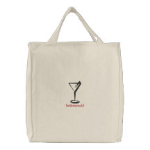 Martini Personalised Embroidered Bag