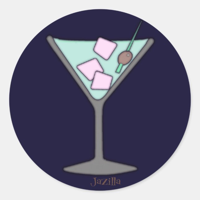 Martini Quick Sky Stickers (Front)