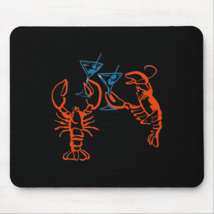 Martini Red Lobster Italian Food Aesthetic Summer  Mouse Mat