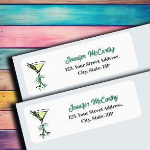 Martini Return Address Label