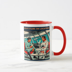 Martini Space Travel Poster Sci-Fi Films In Space Mug