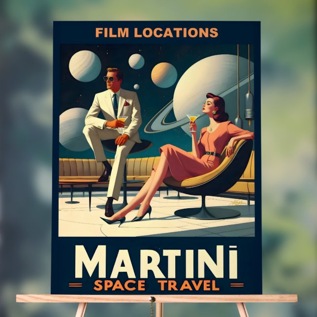 Martini Space Travel Posters Film Locations (Neutral)