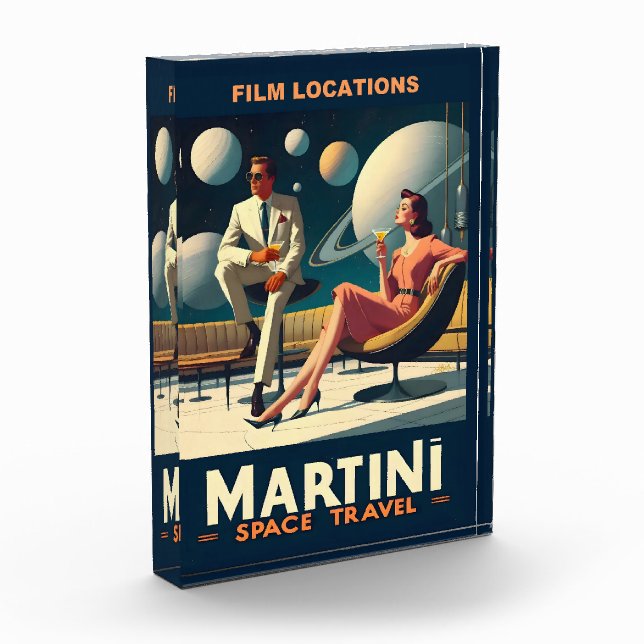 Martini Space Travel Posters Film Locations Photo Block (Left)