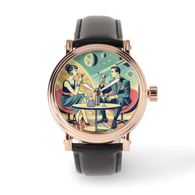 Martini Space Travel Posters Flight Crew Watch (Front)