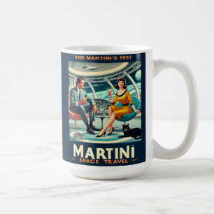 Martini Space Travel Posters The Martini's 1957 Coffee Mug