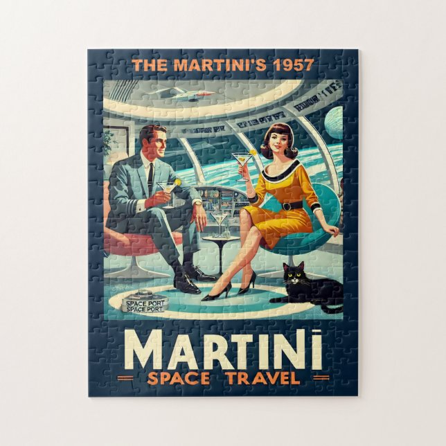 Martini Space Travel Posters The Martini's 1957 Jigsaw Puzzle (Vertical)