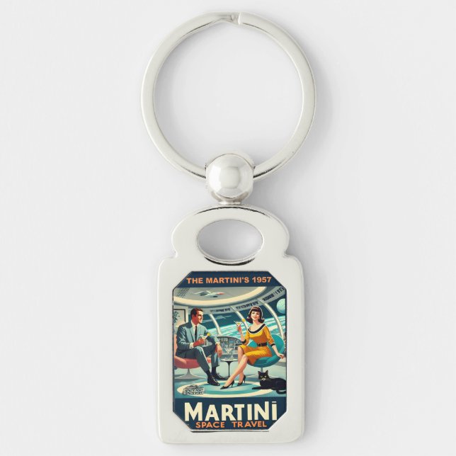 Martini Space Travel Posters The Martini's 1957 Key Ring (Front)
