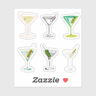Martini Stickers
