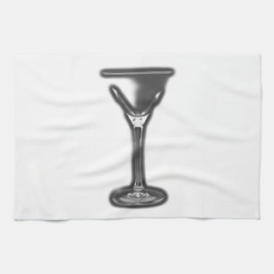 martini tea towel