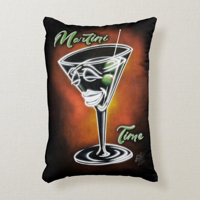 Martini Time! Decorative Cushion (Front(Vertical))