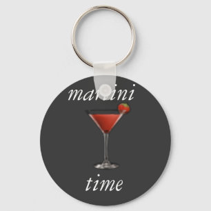 Martini time keychain