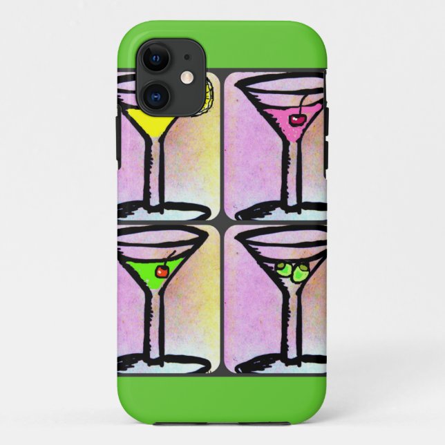MARTINI TIME PASTEL PRINT Case-Mate iPhone CASE (Back)