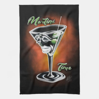 Martini Time Tea Towel
