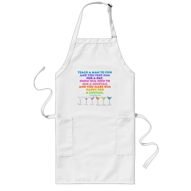 MARTINI ZEN - Happy for a Lifetime Apron (Front)
