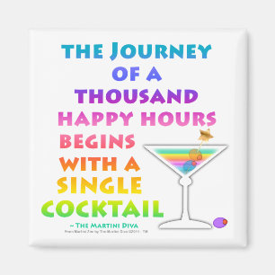 MARTINI ZEN - Happy Hour Journey Magnet