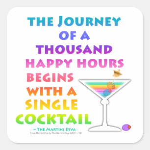 MARTINI ZEN - Happy Hour Journey  Sticker