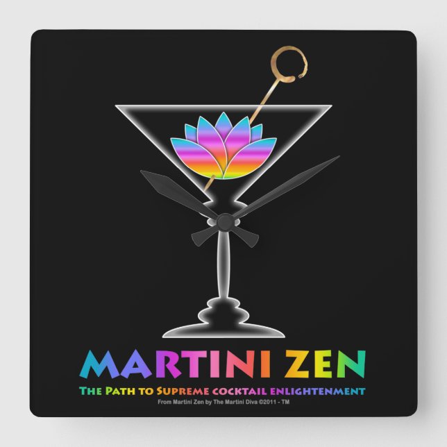 MARTINI ZEN WALL CLOCK (Front)