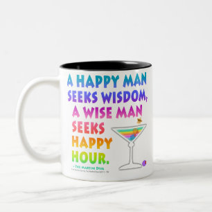 MARTINI ZEN: Wise Man Seeks Happy Hour Mug