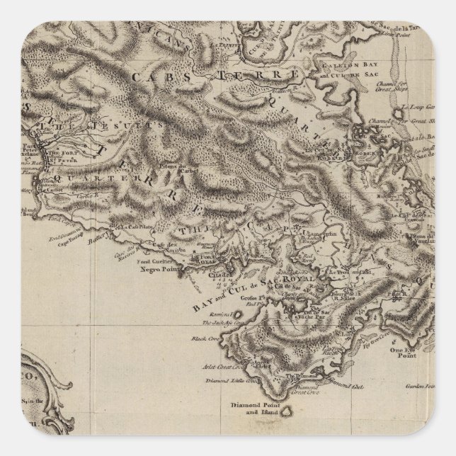 Martinico 2 square sticker (Front)