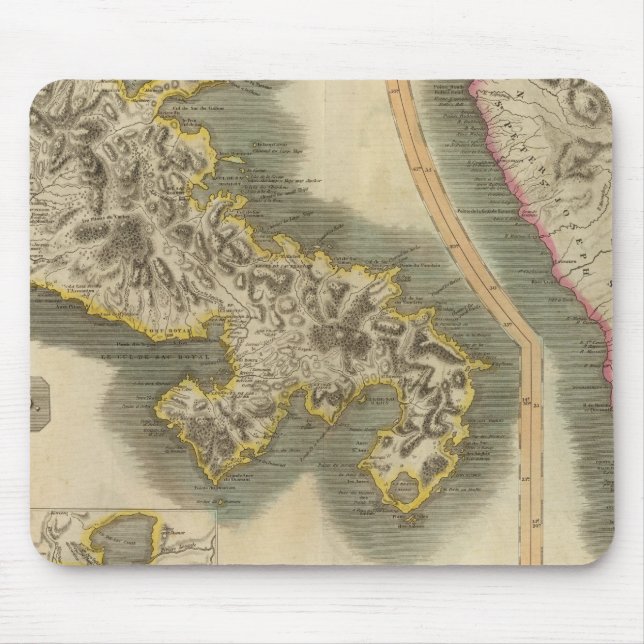 Martinico, Dominica Mouse Mat (Front)