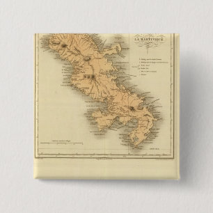 Martinique 15 Cm Square Badge
