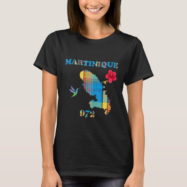 Martinique Department 972 French Antilles Island M T-Shirt (Front)
