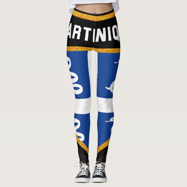 Martinique Flag Leggings (Front)
