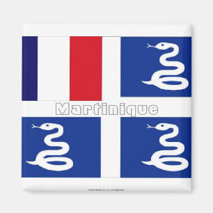 Martinique flag magnet