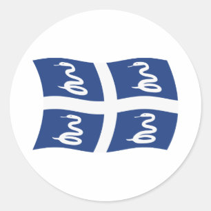 Martinique Flag Sticker