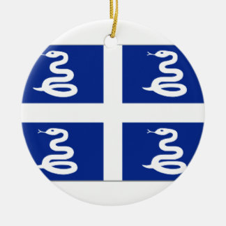 Martinique (France) Flag Ceramic Tree Decoration