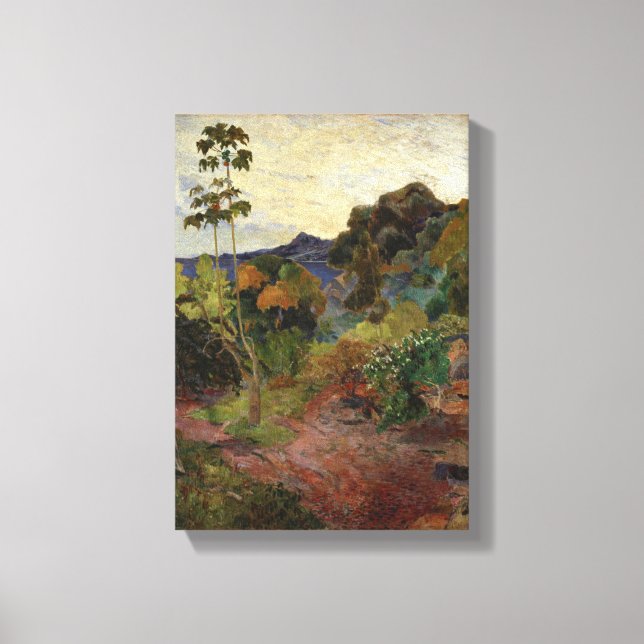 Martinique Landscape by Paul Gauguin Canvas Print (Front)