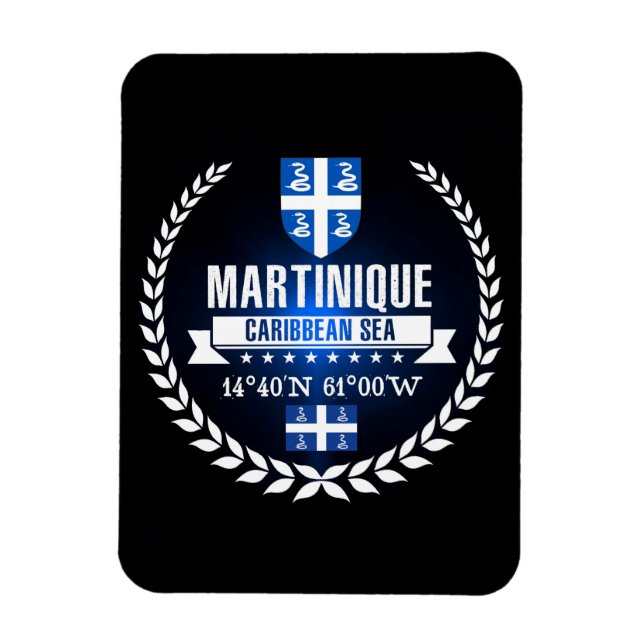 Martinique Magnet (Vertical)