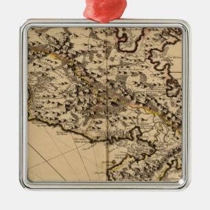 Martinique Metal Tree Decoration
