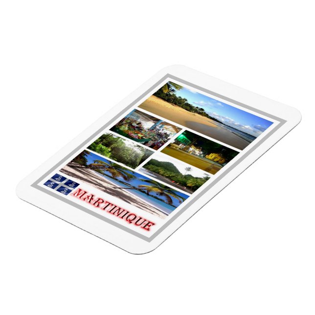 Martinique - Mosaic - Magnet (Left Side)