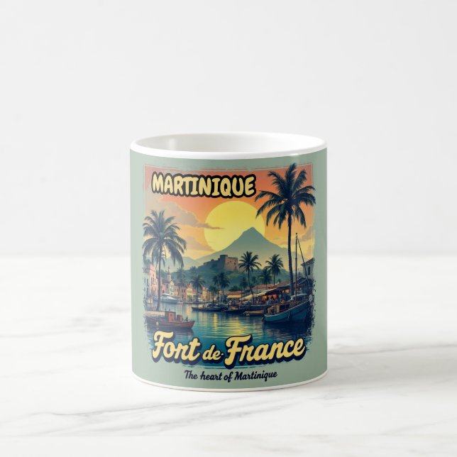 Martinique Mug - Tropical Beach Souvenir (Center)
