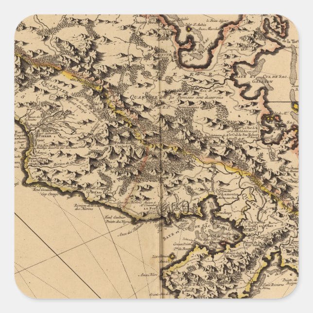 Martinique Square Sticker (Front)