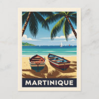 Martinique Tropical Paradise, Vintage Beach Travel