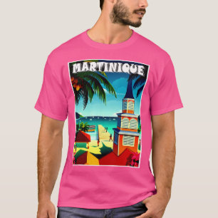 Martinique Vintage Travel To The Islands Advertis T-Shirt