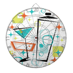 Martinis A Go-Go! Dartboard