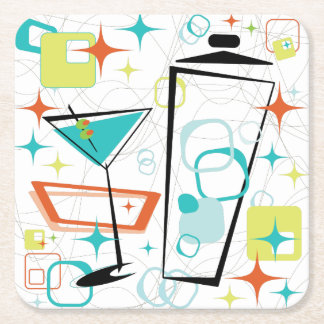 Martinis A Go-Go Drink Coasters
