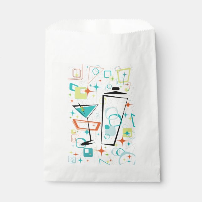 Martinis A Go-Go! Favour Bags (Front)