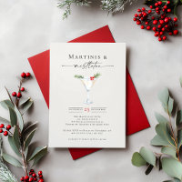 Martinis and Mistletoe Holiday Cocktail Party