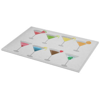 Martinis Cocktails Cutting Board