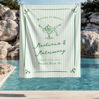 Martinis & Matrimony Green Bachelorette Party