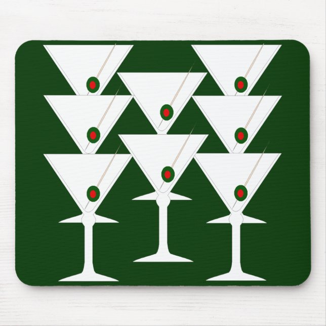Martinis Mouse Pad (Front)